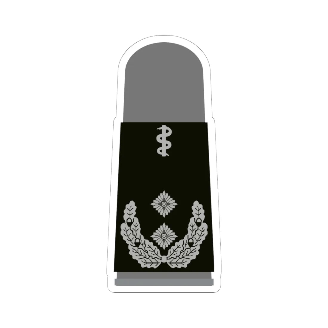 HA SWG 52b Oberfeldarzt HFlg HMx L (Germany) (Military Rank) STICKER Vinyl Kiss-Cut Decal 6 Inch White - The Sticker Space
