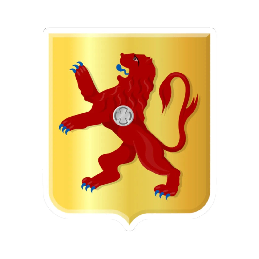 Haamstede heerlijkheidswapen (Netherlands) (Coat of Arms) STICKER Vinyl Kiss-Cut Decal - The Sticker Space