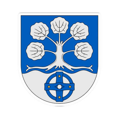 Haapavesi.vaakuna (Finland) (Coat of Arms) STICKER Vinyl Kiss-Cut Decal 2 Inch White - The Sticker Space