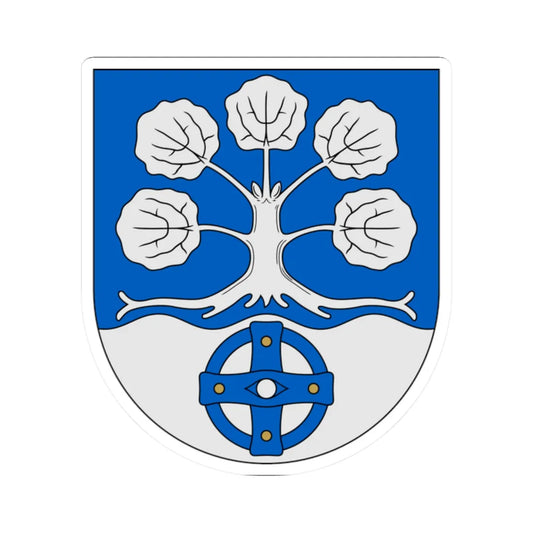 Haapavesi.vaakuna (Finland) (Coat of Arms) STICKER Vinyl Kiss-Cut Decal 2 Inch White - The Sticker Space