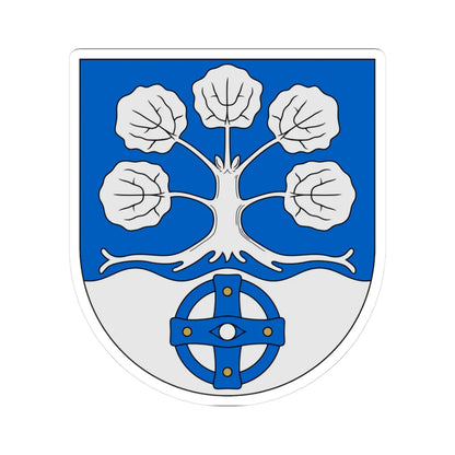 Haapavesi.vaakuna (Finland) (Coat of Arms) STICKER Vinyl Kiss-Cut Decal 3 Inch White - The Sticker Space