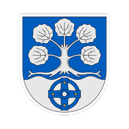 Haapavesi.vaakuna (Finland) (Coat of Arms) STICKER Vinyl Kiss-Cut Decal 6 Inch White - The Sticker Space