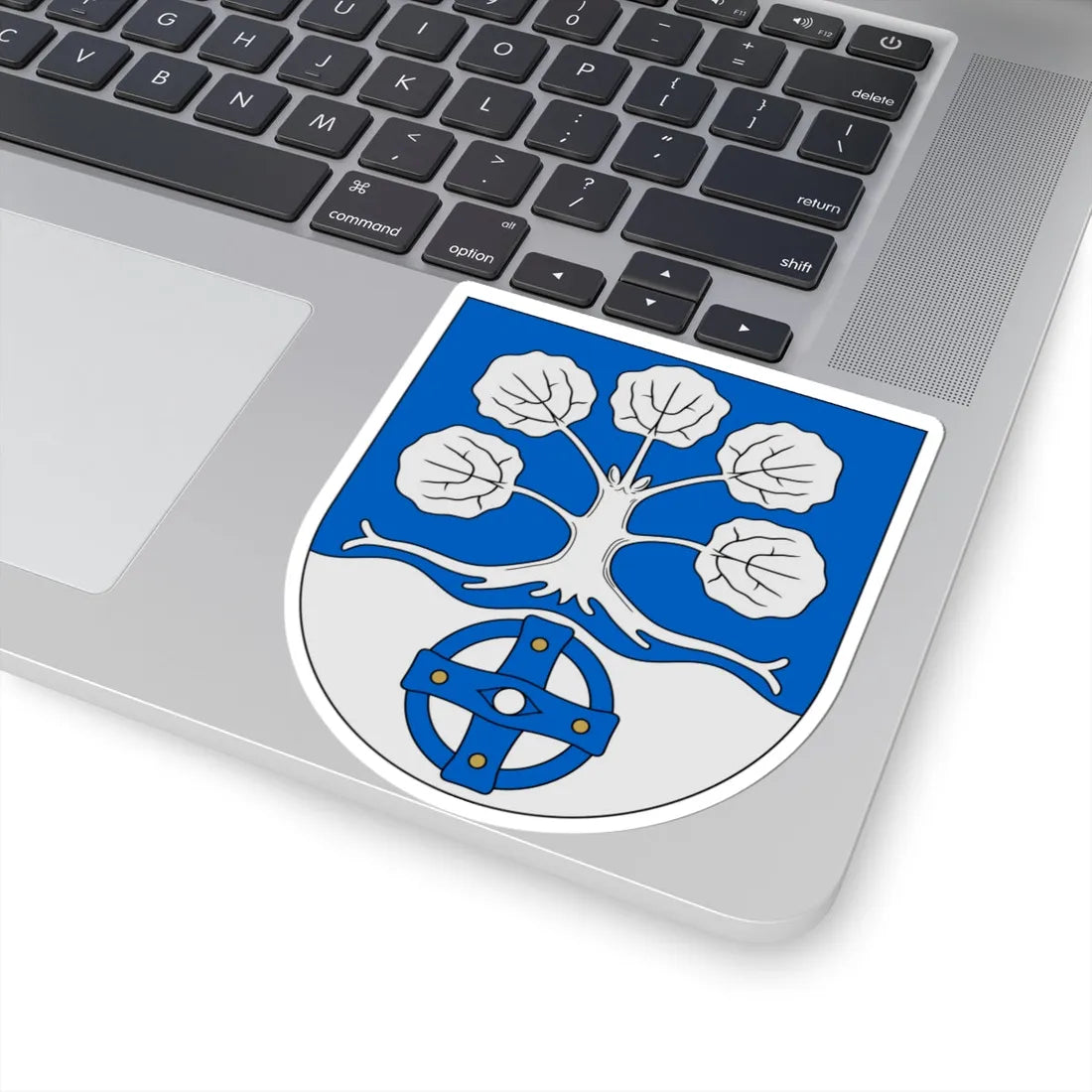 Haapavesi.vaakuna (Finland) (Coat of Arms) STICKER Vinyl Kiss-Cut Decal - The Sticker Space