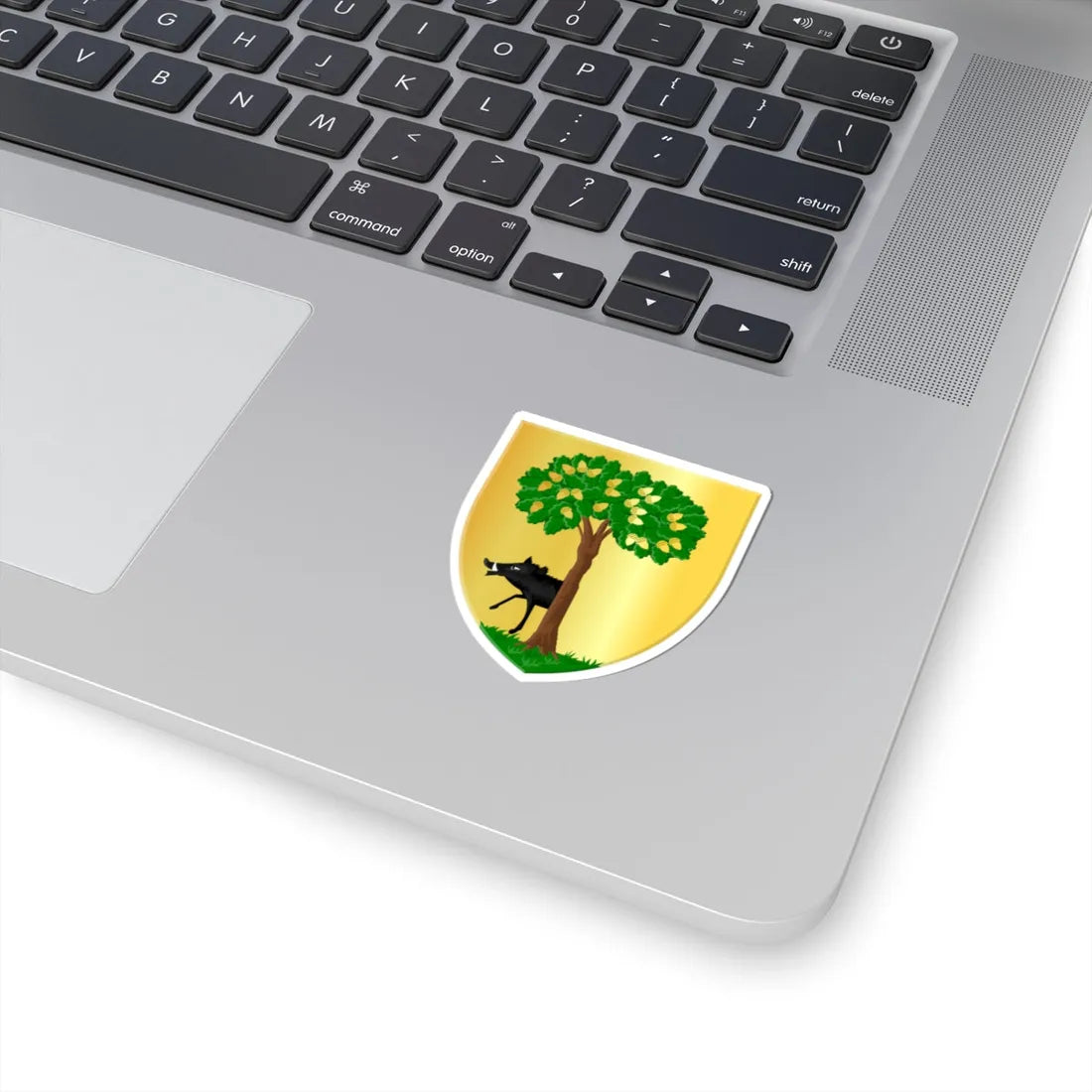 Habay wapen (Belgium) (Coat of Arms) STICKER Vinyl Kiss-Cut Decal - The Sticker Space