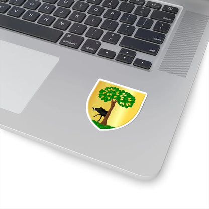 Habay wapen (Belgium) (Coat of Arms) STICKER Vinyl Kiss-Cut Decal - The Sticker Space
