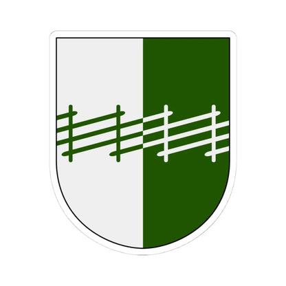 Habo vapen (Sweden) (Coat of Arms) STICKER Vinyl Kiss-Cut Decal 4 Inch White - The Sticker Space