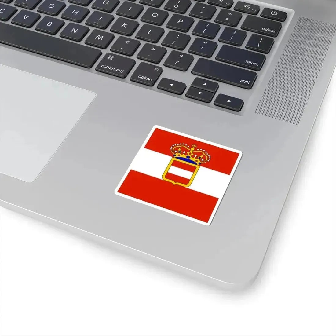 Habsburg Admirals Flag 1828 (Austria) STICKER Vinyl Kiss-Cut Decal - The Sticker Space