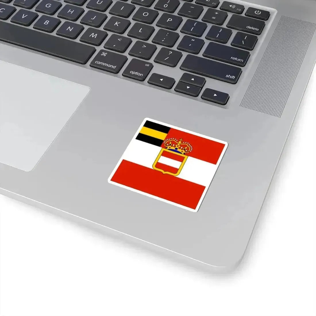 Habsburg Admirals Flag 1853 (Austria) STICKER Vinyl Kiss-Cut Decal - The Sticker Space
