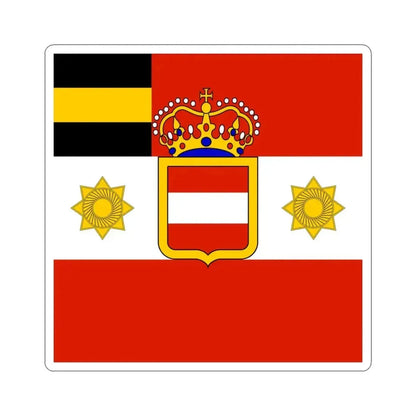Habsburg Lieutenant Field Marshals Flag (Austria) STICKER Vinyl Kiss-Cut Decal 4 Inch White - The Sticker Space