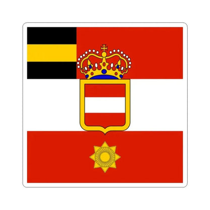 Habsburg Major Generals Flag (Austria) STICKER Vinyl Kiss-Cut Decal 2 Inch White - The Sticker Space