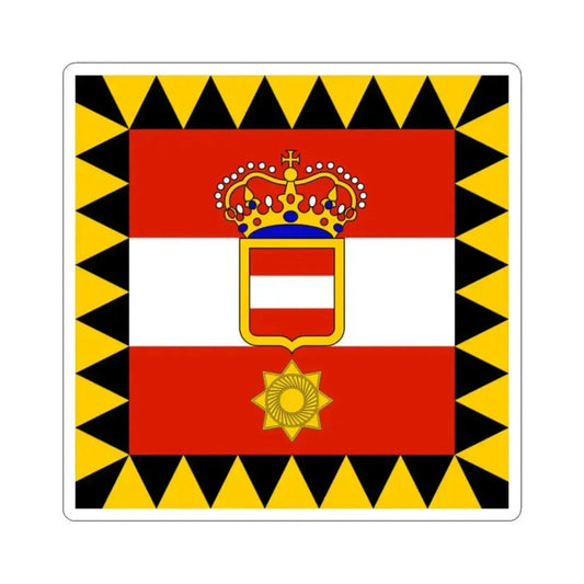 Habsburg Rear Admirals Flag (Austria) STICKER Vinyl Kiss-Cut Decal 2 Inch White - The Sticker Space