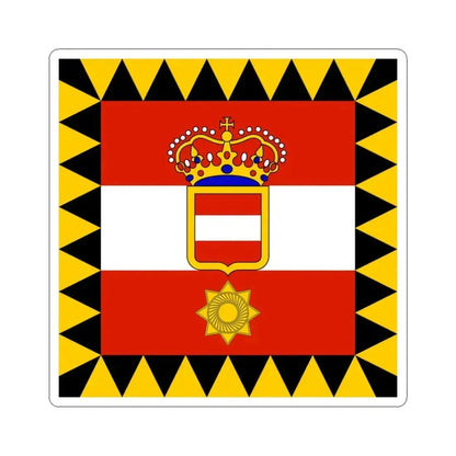 Habsburg Rear Admirals Flag (Austria) STICKER Vinyl Kiss-Cut Decal 3 Inch White - The Sticker Space