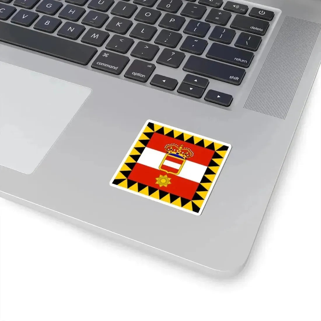 Habsburg Rear Admirals Flag (Austria) STICKER Vinyl Kiss-Cut Decal - The Sticker Space