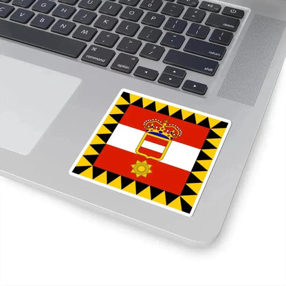 Habsburg Rear Admirals Flag (Austria) STICKER Vinyl Kiss-Cut Decal - The Sticker Space