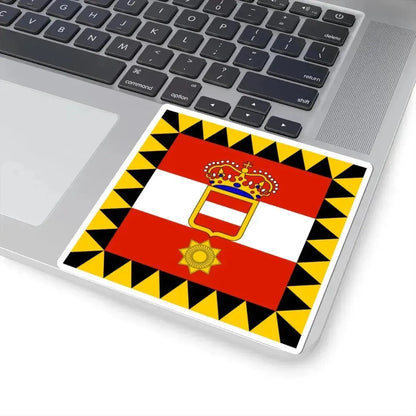 Habsburg Rear Admirals Flag (Austria) STICKER Vinyl Kiss-Cut Decal - The Sticker Space