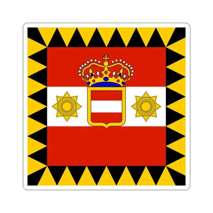 Habsburg Vice Admirals Flag (Austria) STICKER Vinyl Kiss-Cut Decal 3 Inch White - The Sticker Space