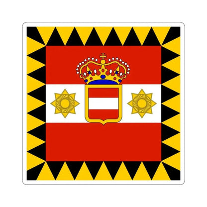 Habsburg Vice Admirals Flag (Austria) STICKER Vinyl Kiss-Cut Decal 4 Inch White - The Sticker Space