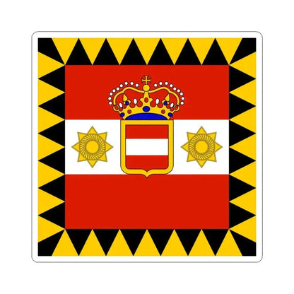 Habsburg Vice Admirals Flag (Austria) STICKER Vinyl Kiss-Cut Decal 6 Inch White - The Sticker Space