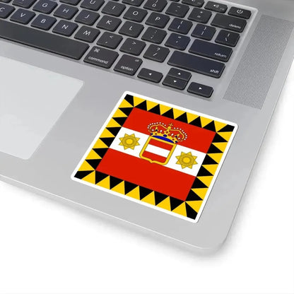 Habsburg Vice Admirals Flag (Austria) STICKER Vinyl Kiss-Cut Decal - The Sticker Space