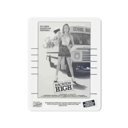 HACK'EM HIGH (CEMETERY HIGH) 1988 Movie Poster - Refrigerator Magnet - The Sticker Space