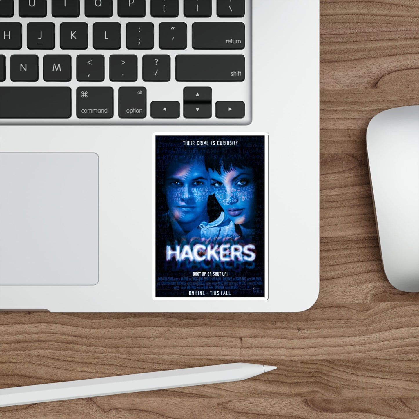 Hackers 1995 Movie Poster STICKER Vinyl Die-Cut Decal-The Sticker Space