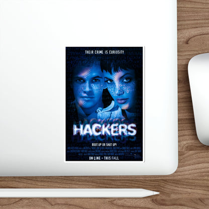 Hackers 1995 Movie Poster STICKER Vinyl Die-Cut Decal-The Sticker Space