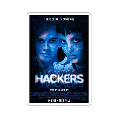 Hackers 1995 Movie Poster STICKER Vinyl Die-Cut Decal 6 Inch - The Sticker Space