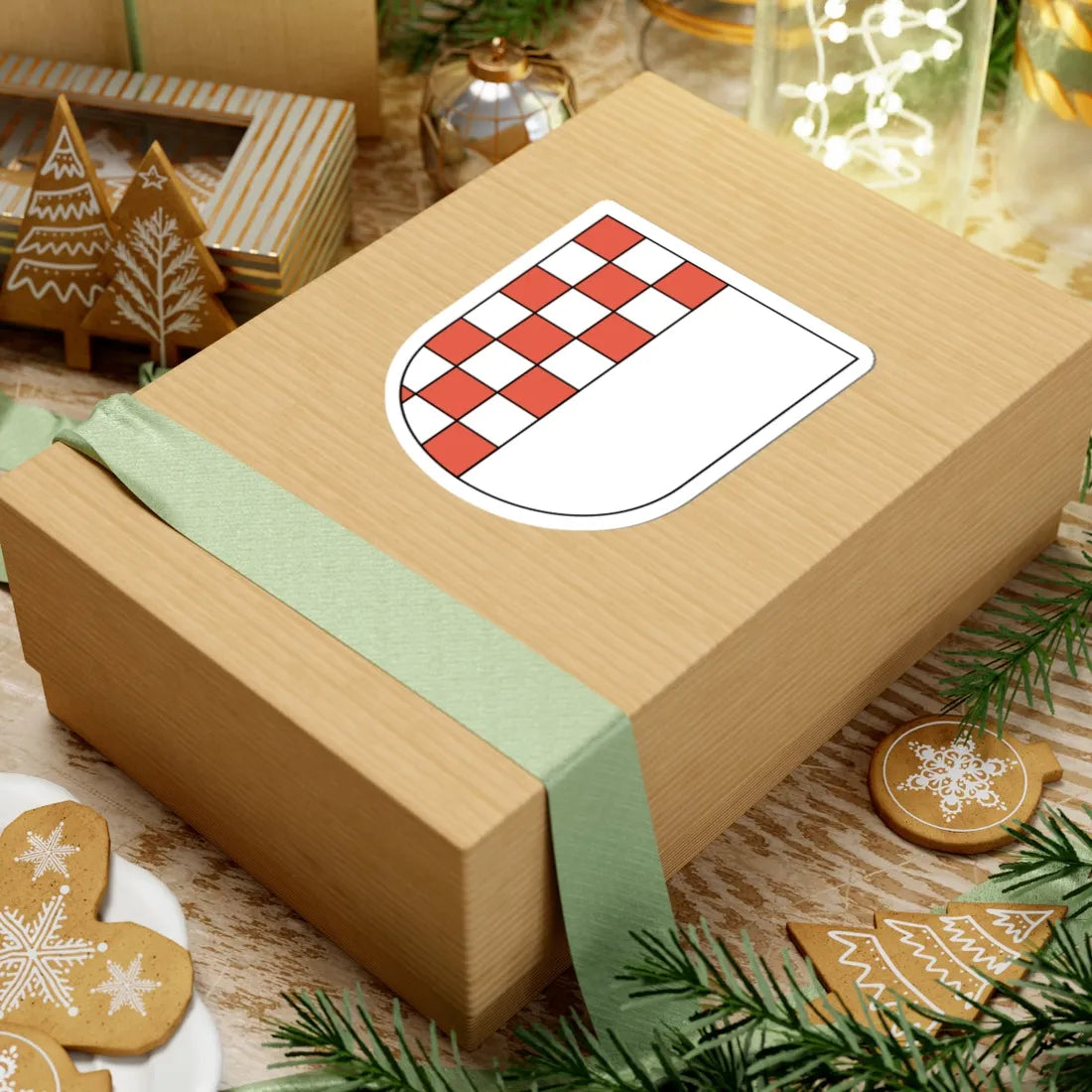 Hadlikon coat of arms (Switzerland) (Coat of Arms) STICKER Vinyl Kiss-Cut Decal - The Sticker Space