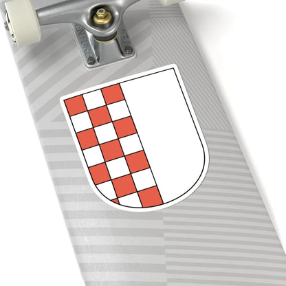 Hadlikon coat of arms (Switzerland) (Coat of Arms) STICKER Vinyl Kiss-Cut Decal - The Sticker Space