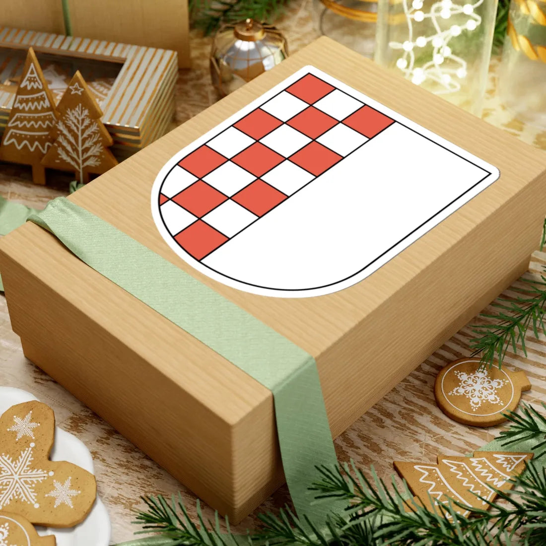 Hadlikon coat of arms (Switzerland) (Coat of Arms) STICKER Vinyl Kiss-Cut Decal - The Sticker Space