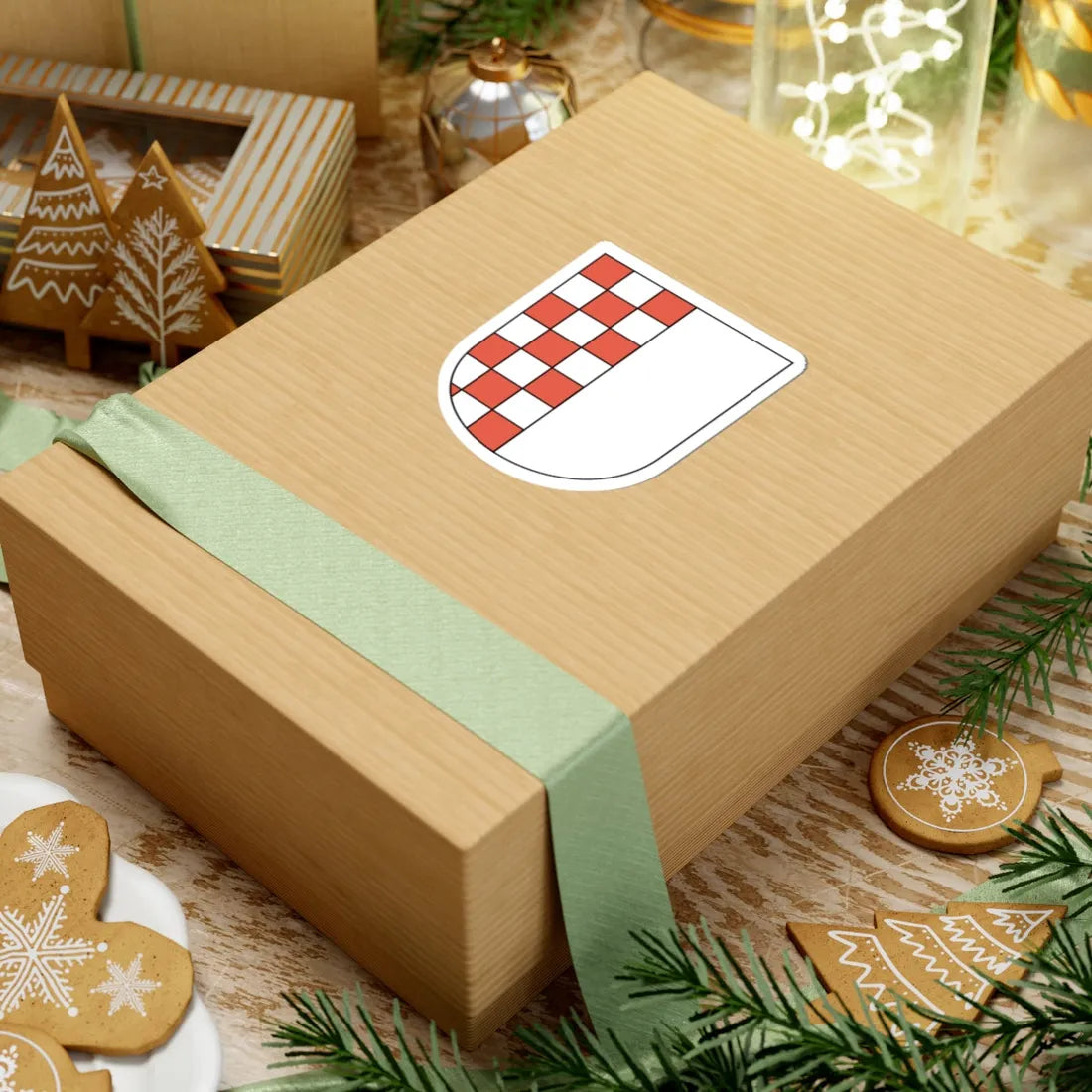 Hadlikon coat of arms (Switzerland) (Coat of Arms) STICKER Vinyl Kiss-Cut Decal - The Sticker Space