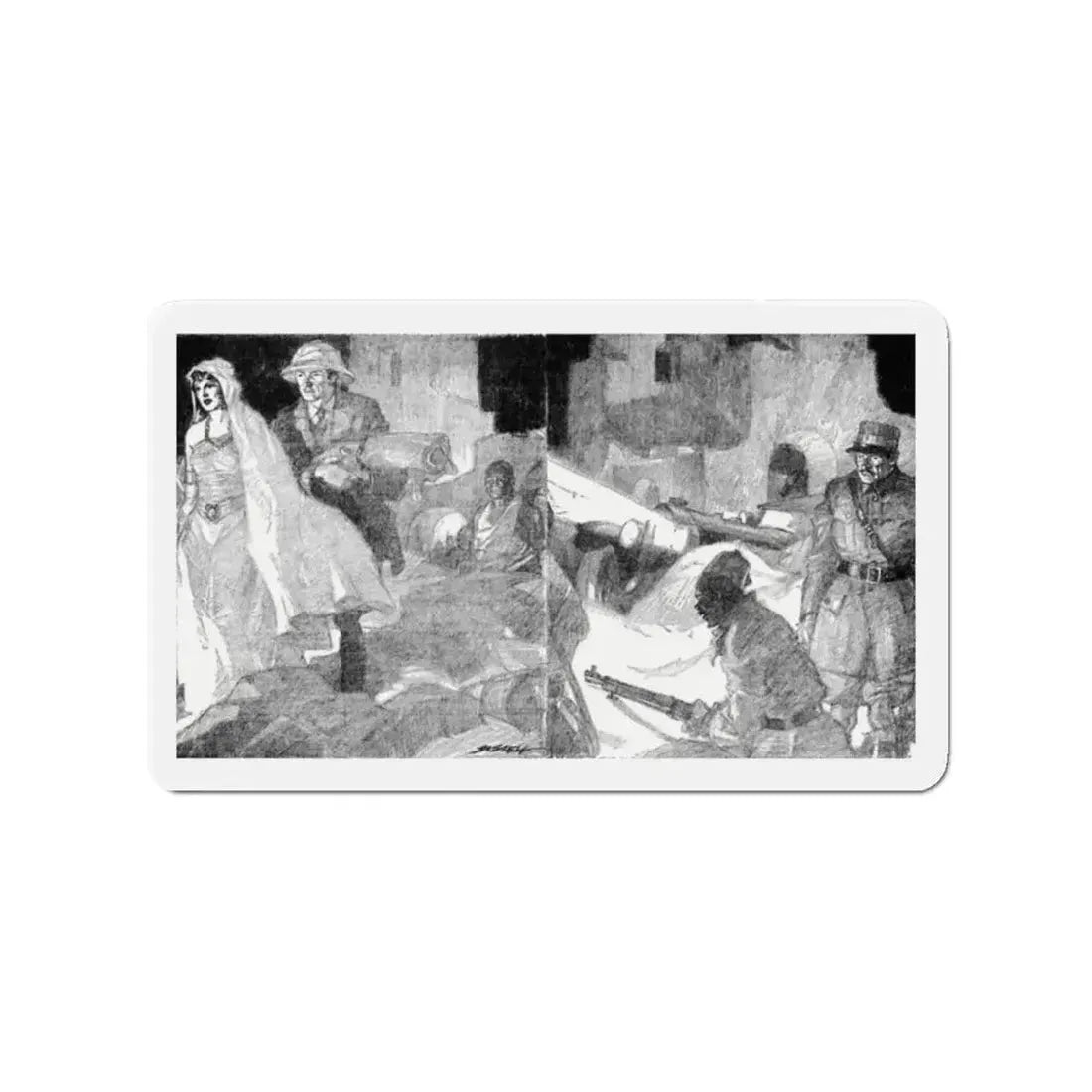 Hag Gold (1), Blue Book Magazine, May 1941 (Magazine Illustration) Refrigerator Magnet - The Sticker Space