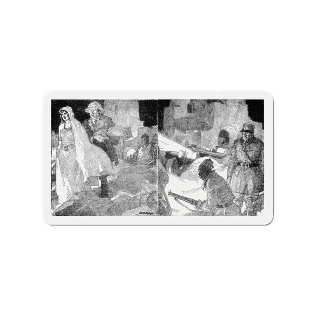 Hag Gold (1), Blue Book Magazine, May 1941 (Magazine Illustration) Refrigerator Magnet - The Sticker Space