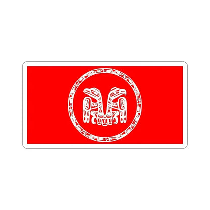 Haida Flag STICKER Vinyl Die-Cut Decal 6 Inch - The Sticker Space