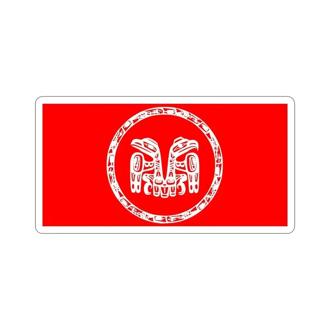 Haida Flag STICKER Vinyl Die-Cut Decal - The Sticker Space