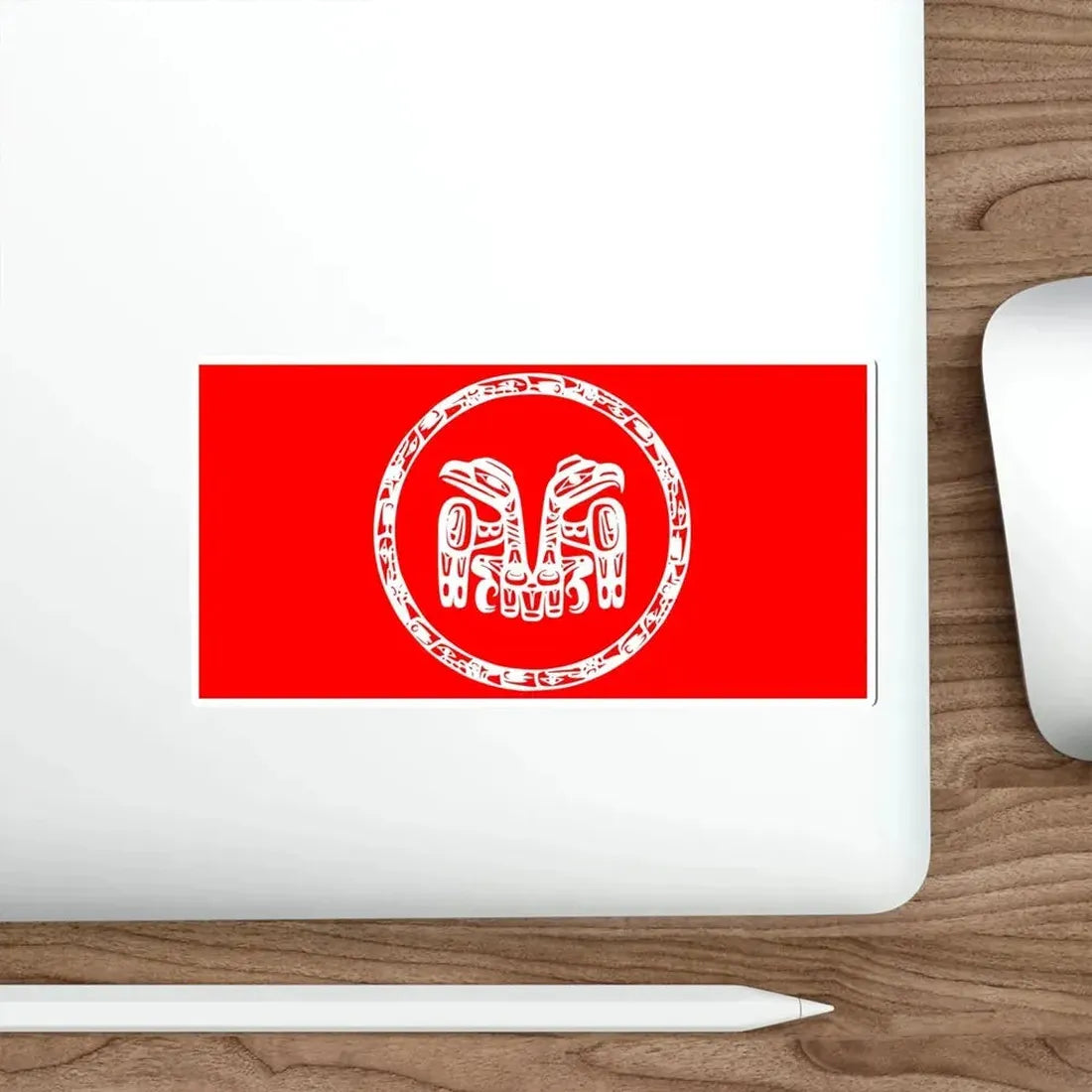 Haida Flag STICKER Vinyl Die-Cut Decal - The Sticker Space