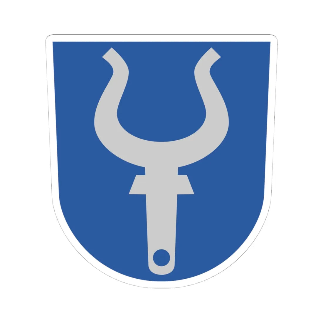 Hailuoto.vaakuna (Finland) (Coat of Arms) STICKER Vinyl Kiss-Cut Decal 4 Inch White - The Sticker Space