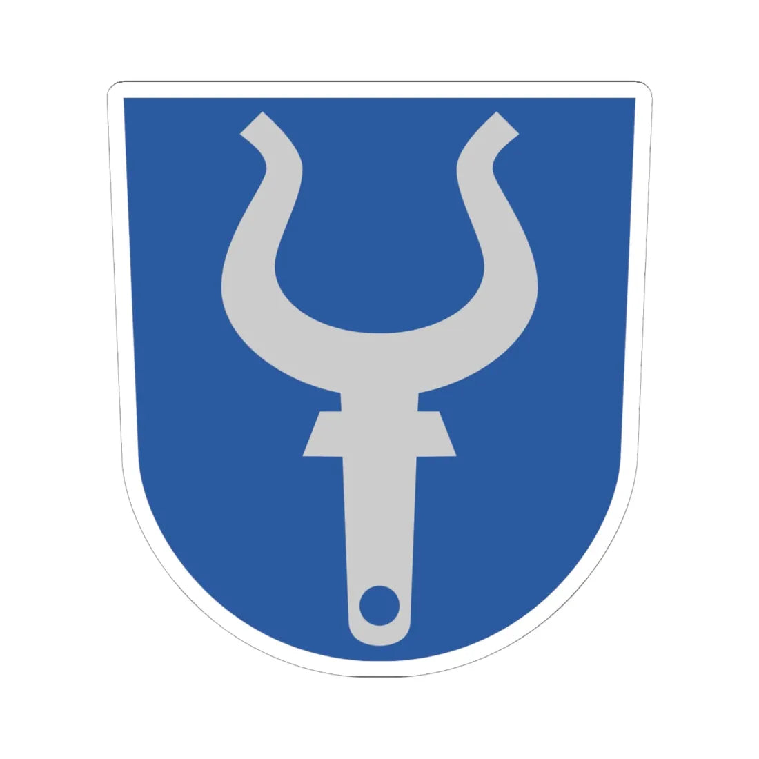 Hailuoto.vaakuna (Finland) (Coat of Arms) STICKER Vinyl Kiss-Cut Decal 6 Inch White - The Sticker Space