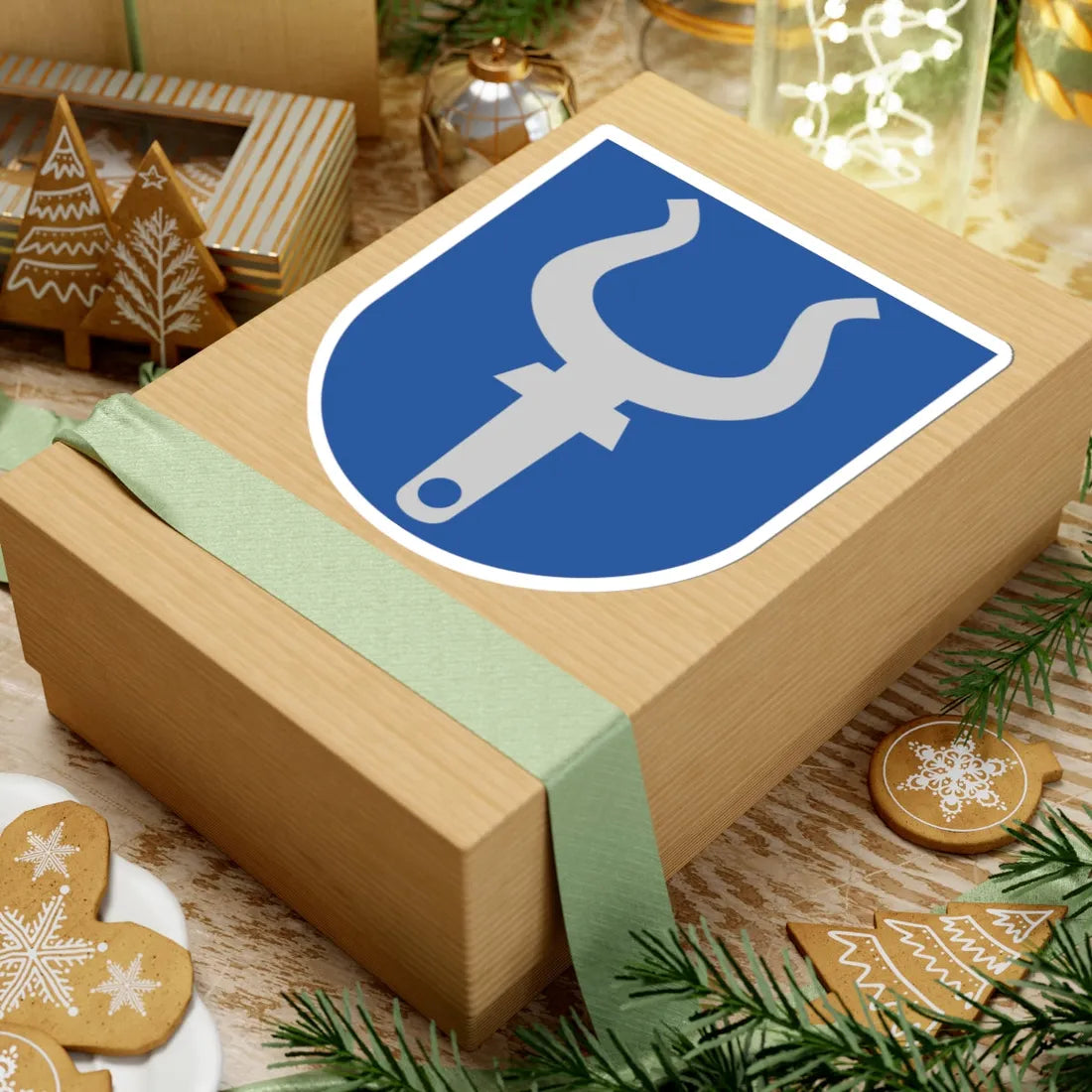 Hailuoto.vaakuna (Finland) (Coat of Arms) STICKER Vinyl Kiss-Cut Decal - The Sticker Space