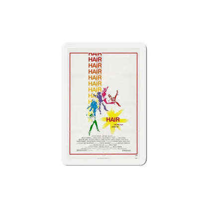 Hair 1979 Movie Poster Refrigerator Magnet 5 Inch - The Sticker Space