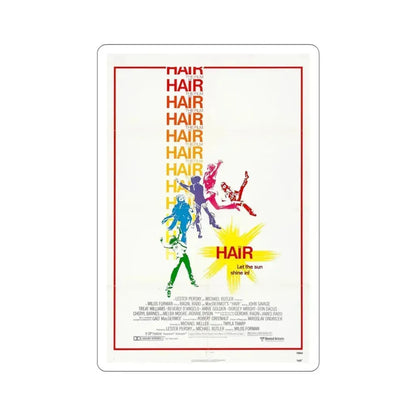 Hair 1979 Movie Poster STICKER Vinyl Die-Cut Decal 3 Inch - The Sticker Space