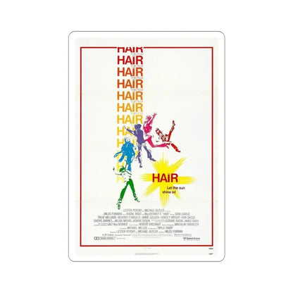 Hair 1979 Movie Poster STICKER Vinyl Die-Cut Decal - The Sticker Space