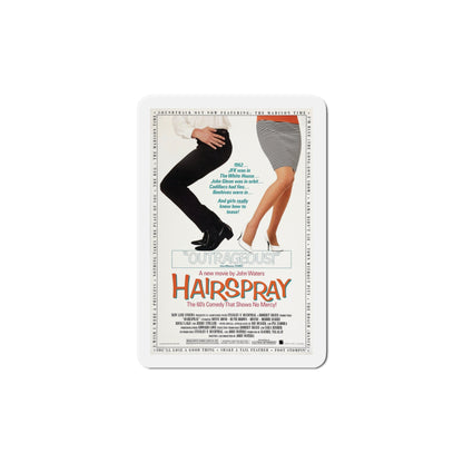 Hairspray 1988 Movie Poster Die-Cut Magnet-6 × 6"-The Sticker Space