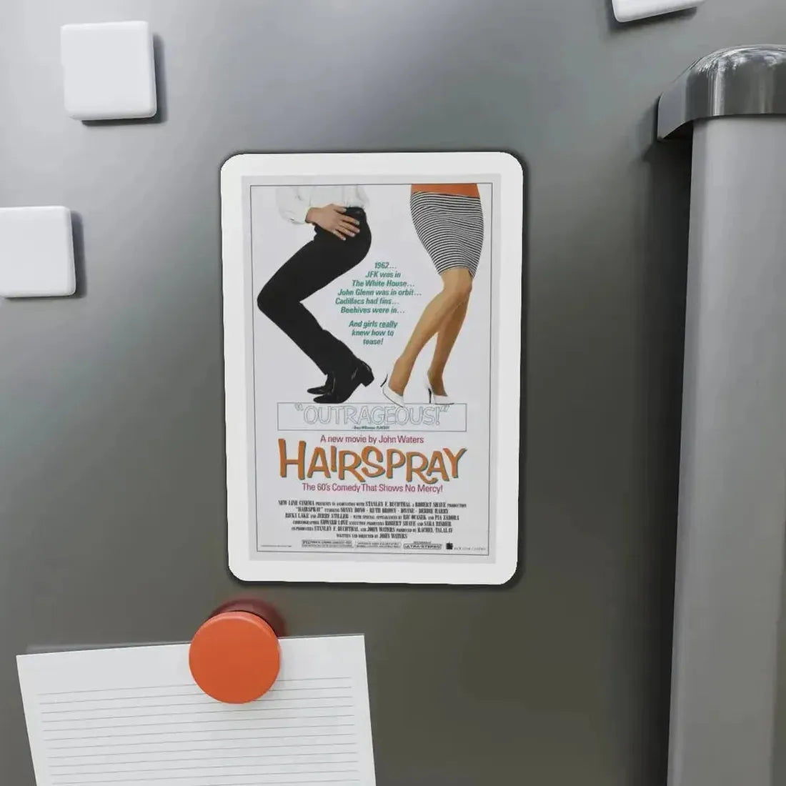 HAIRSPRAY 1988 Movie Poster - Refrigerator Magnet - The Sticker Space