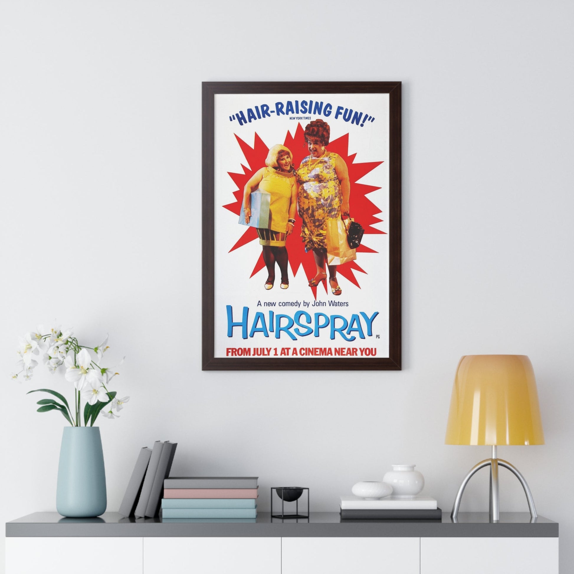 HAIRSPRAY (2) 1988 - Framed Movie Poster-The Sticker Space