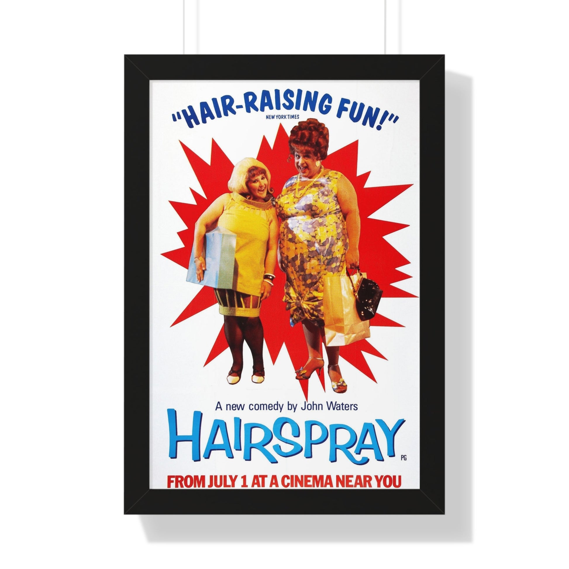 HAIRSPRAY (2) 1988 - Framed Movie Poster-16″ x 24″-The Sticker Space