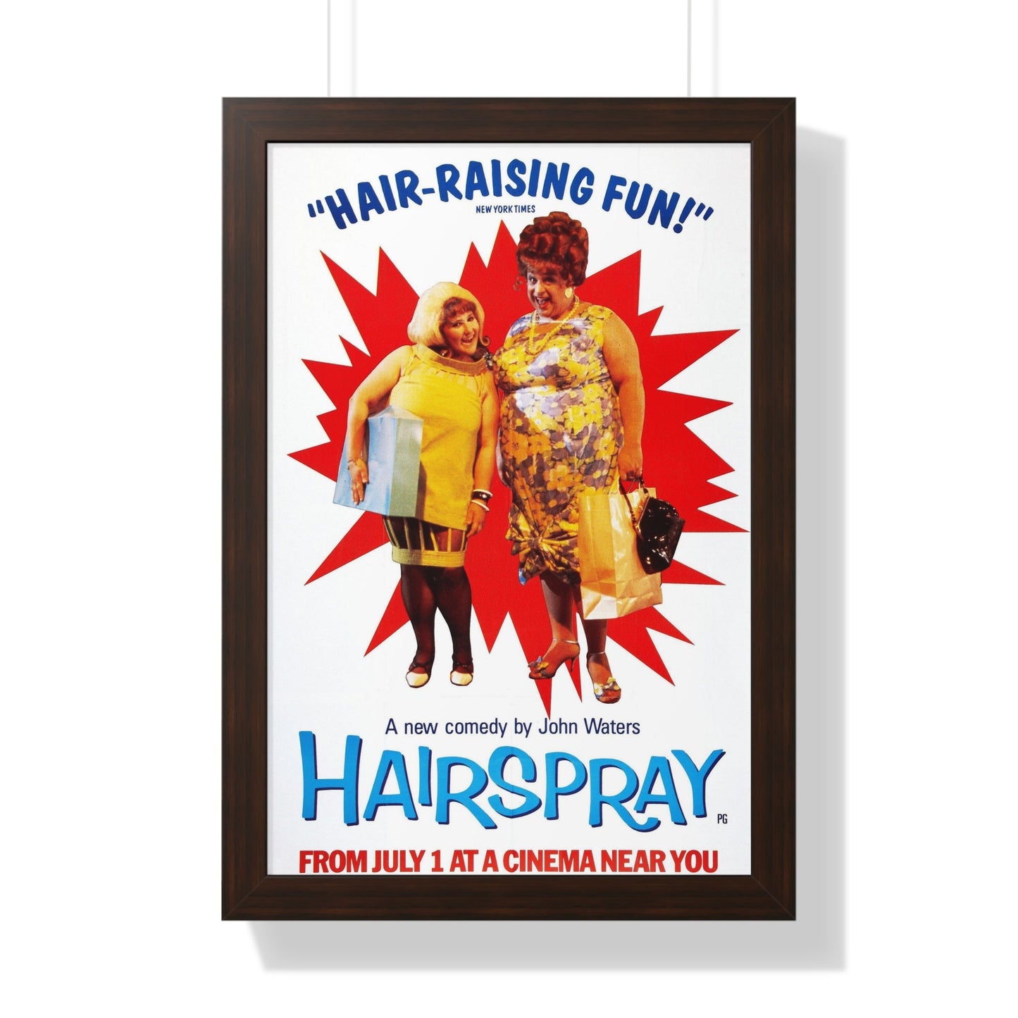 HAIRSPRAY (2) 1988 - Framed Movie Poster-16″ x 24″-The Sticker Space