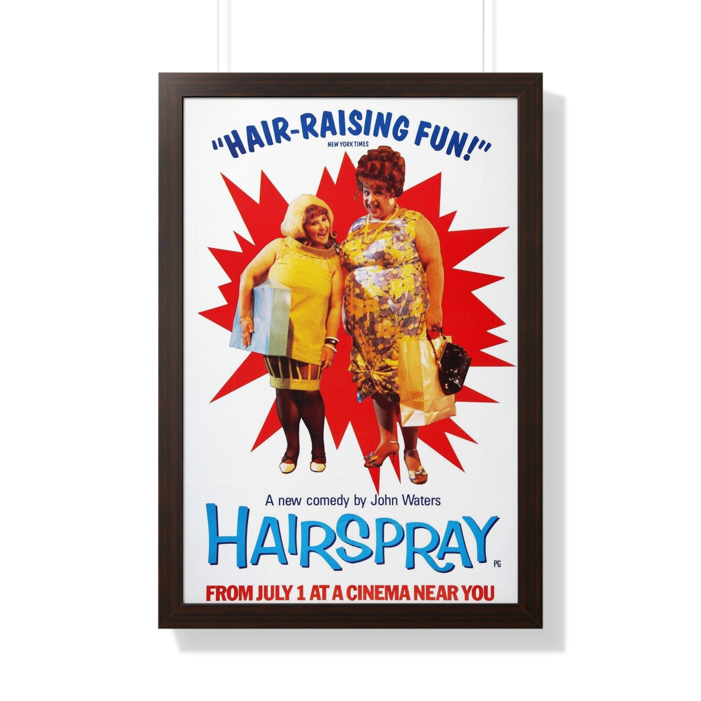 HAIRSPRAY (2) 1988 - Framed Movie Poster-20" x 30"-The Sticker Space