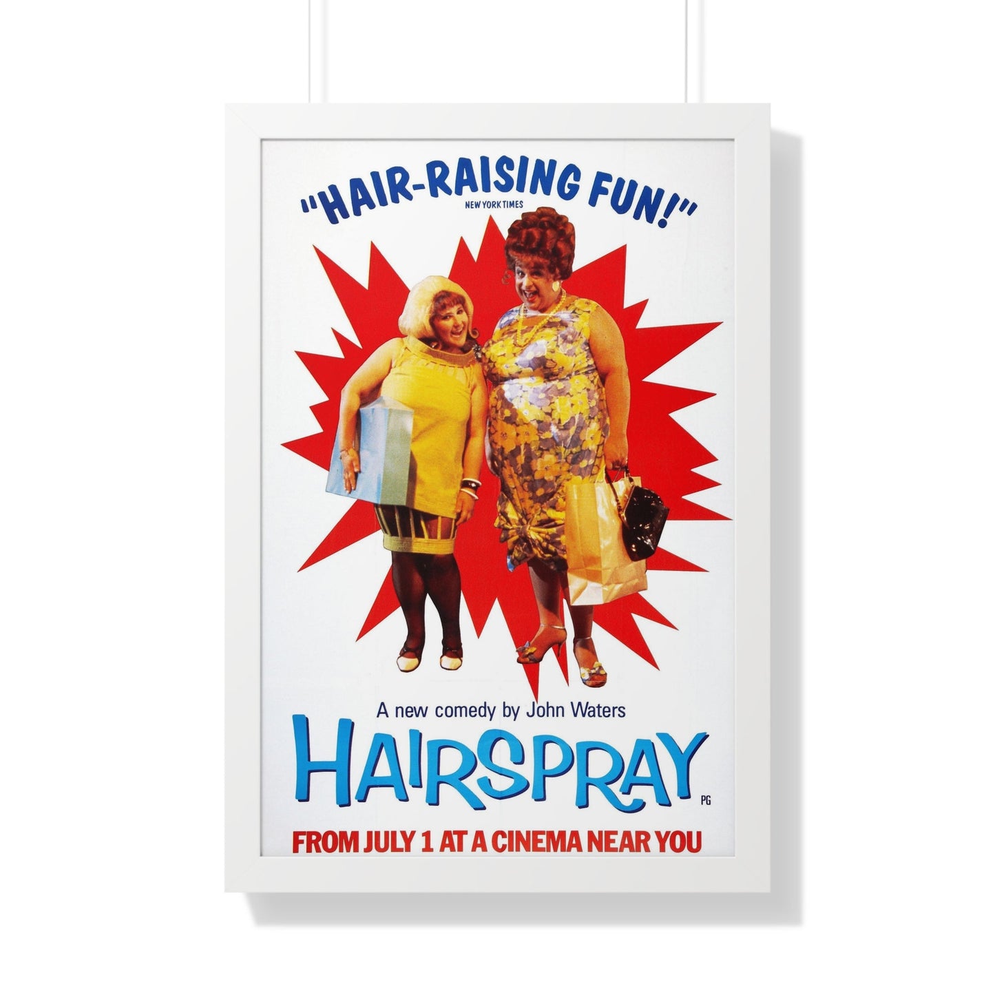 HAIRSPRAY (2) 1988 - Framed Movie Poster-20" x 30"-The Sticker Space