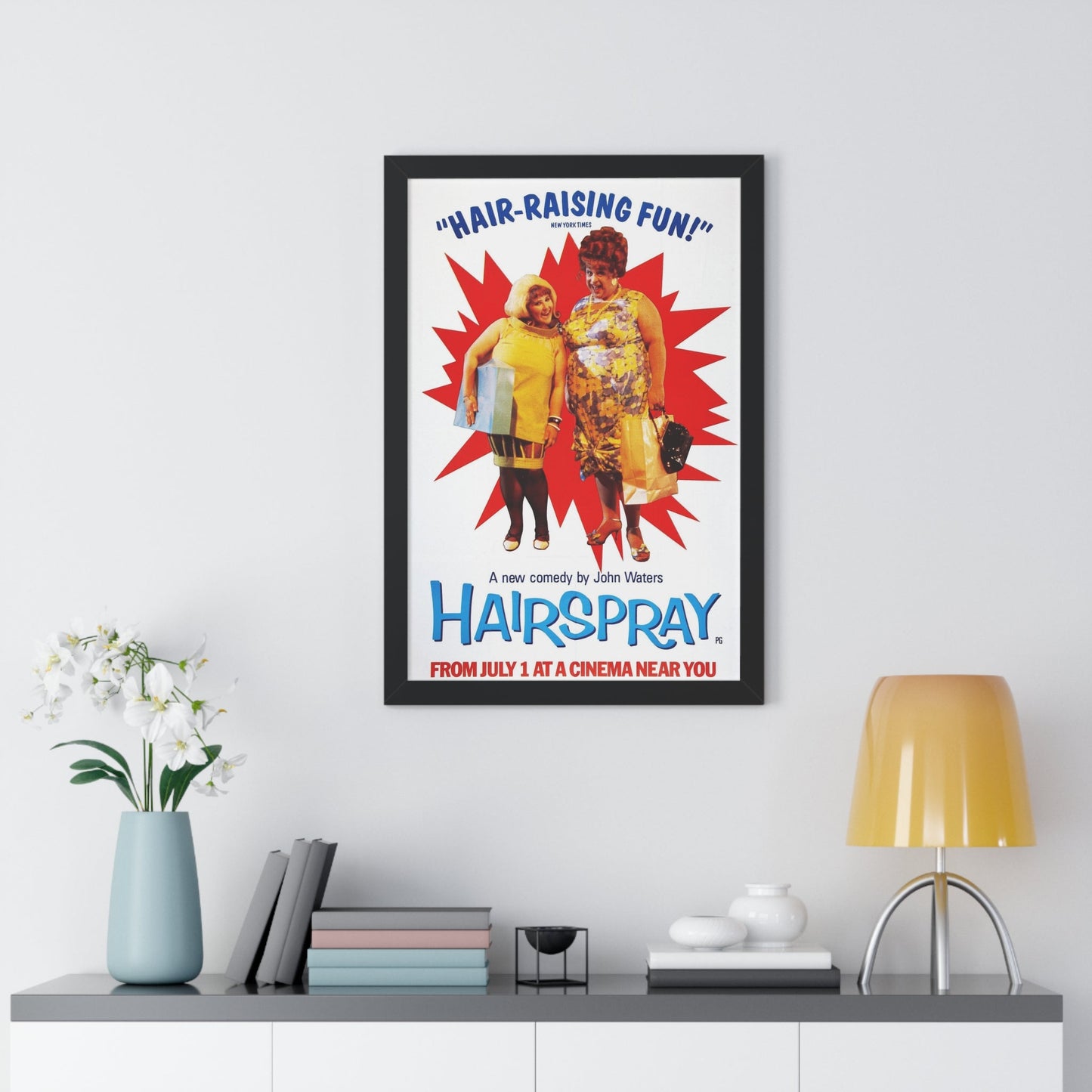 HAIRSPRAY (2) 1988 - Framed Movie Poster-The Sticker Space